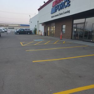 handicap parking painting